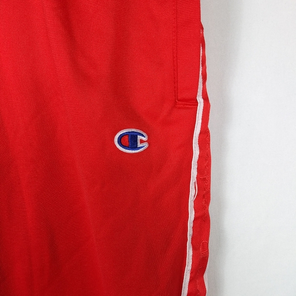 Champion Windbreaker Joggers Men's Size 1X L Orange Zipper Zip Pockets - Picture 4 of 11